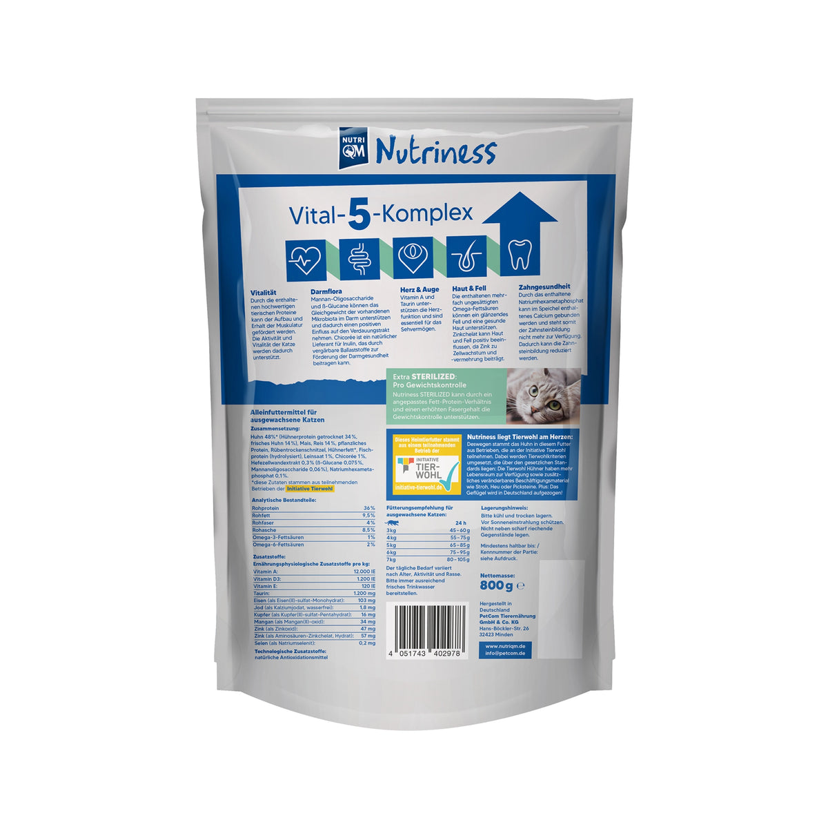 Sterilized Tierwohl Huhn