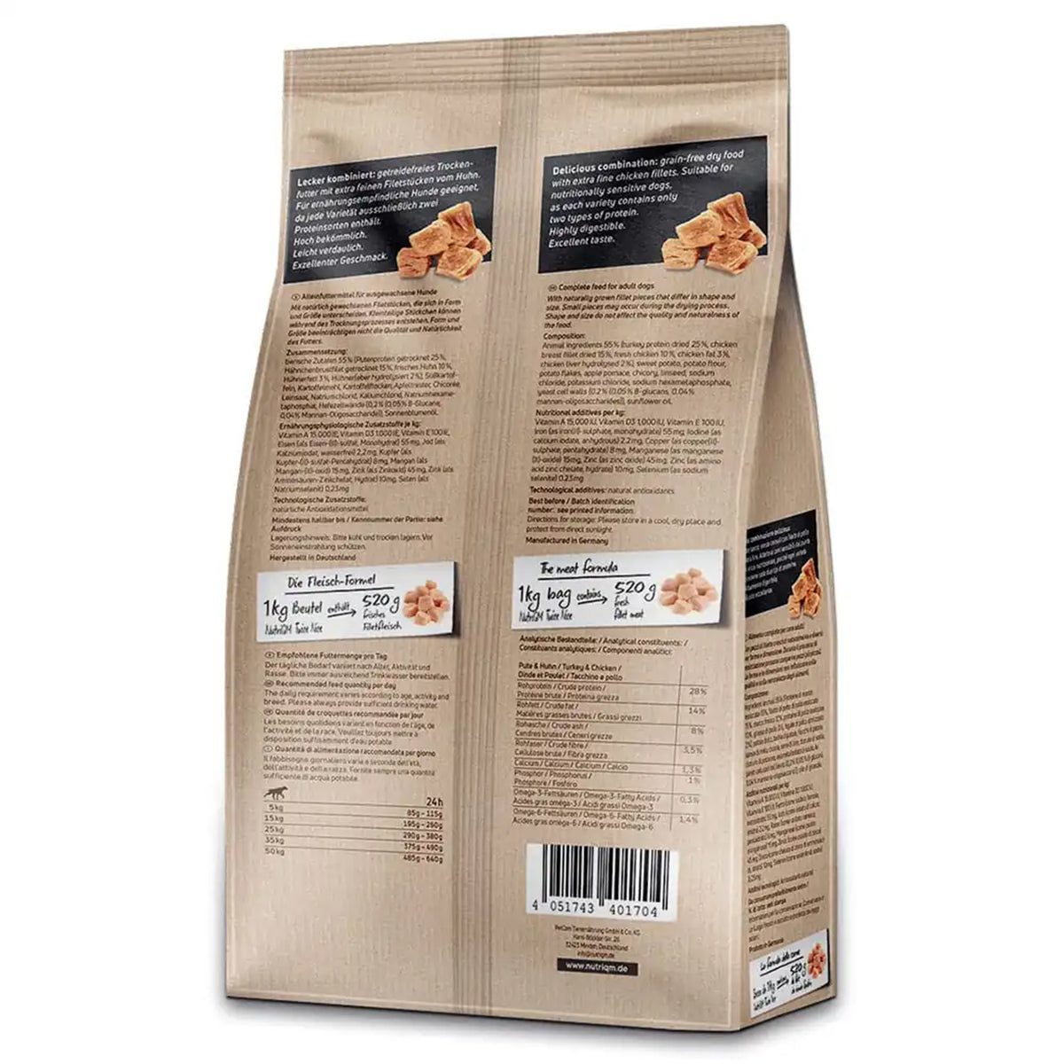 Adult Pute & Huhn mit extra Hühnerfiletstücken
